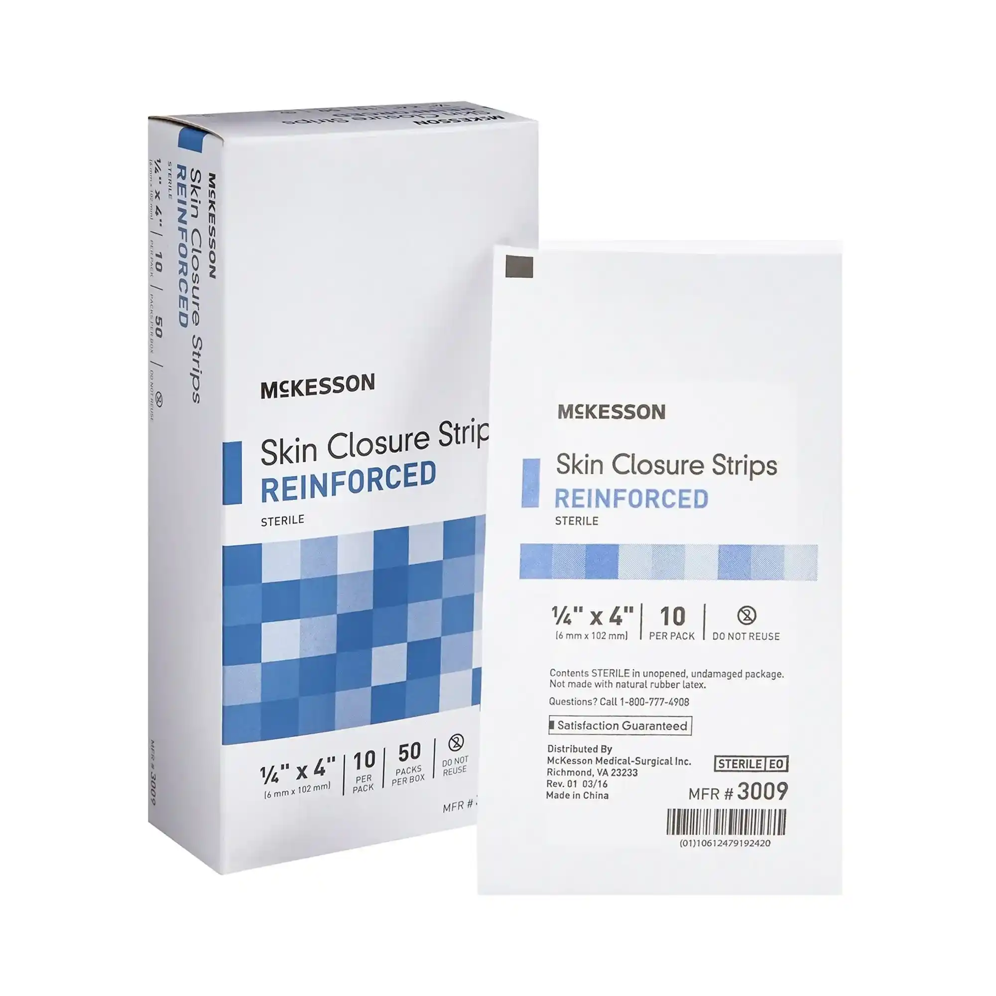 Skin Closure Strip  - Blue