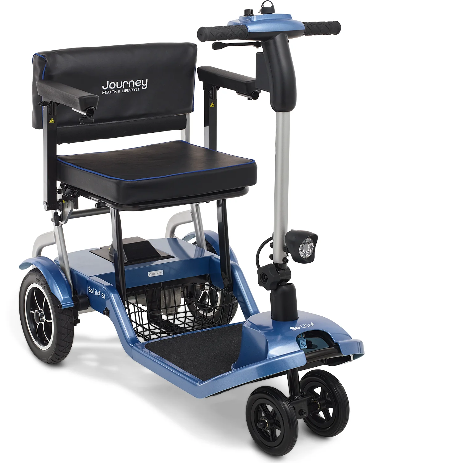  So Lite Scooter Folding Power Scooter Journey Health & Lifestyle - Blue