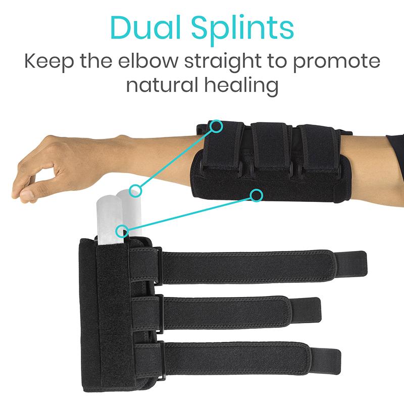 Stabilizing Elbow Brace  immobilizer - Black