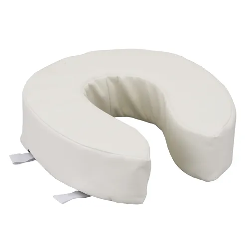 TOILET SEAT RISER PADDED Foam - White, none, none, none