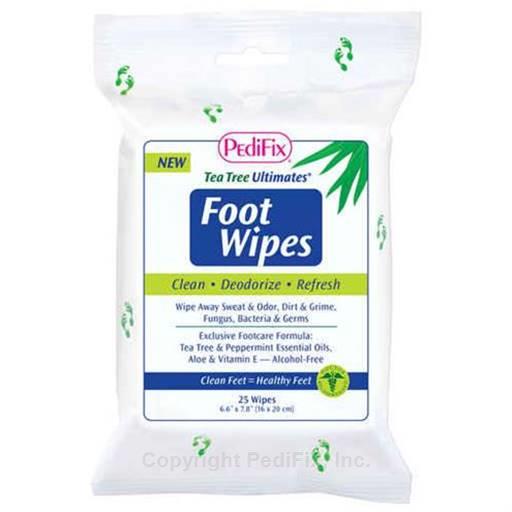Tea Tree Ultimates® Foot Wipes - White, M, none, none