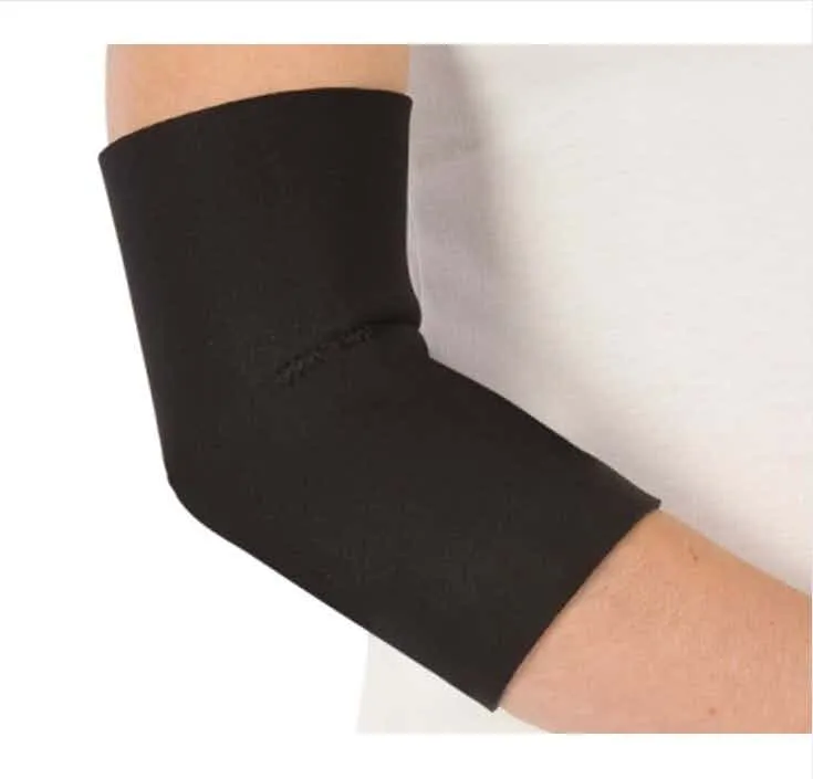  Tennis Elbow Pull-on with Strap Contact closure strap with D-ring - Black, L, none, none