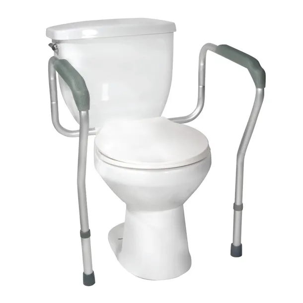 Toilet Safety Rails frame  - Gray