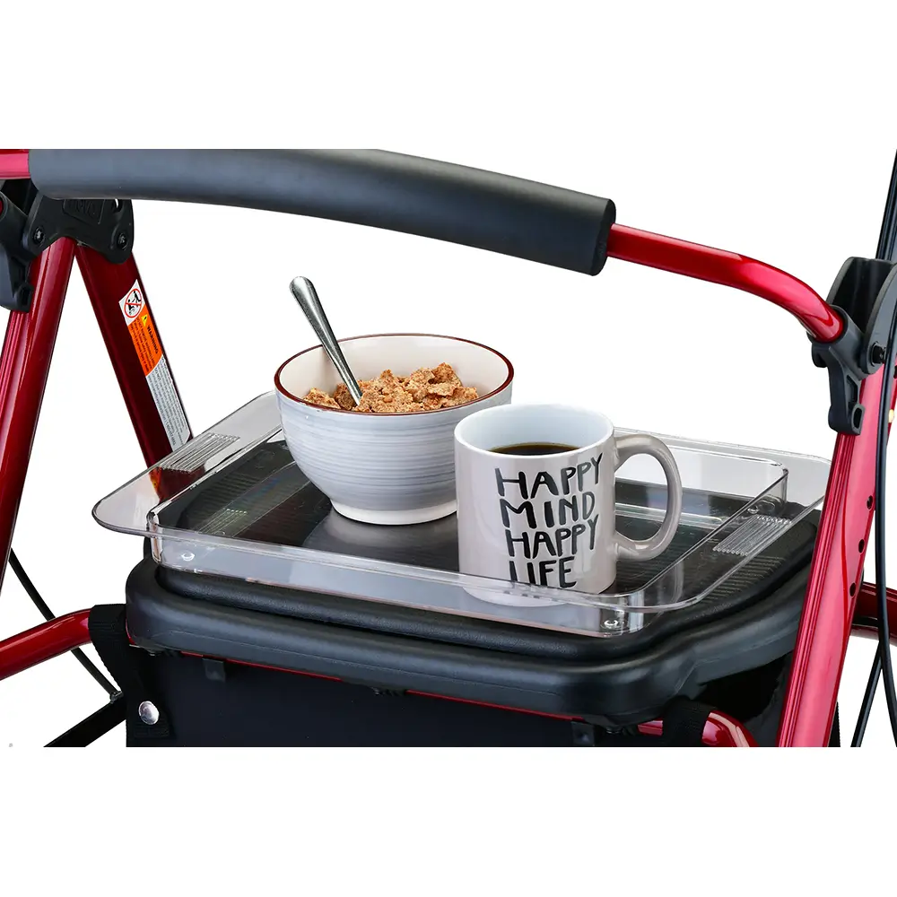 Walker TRAY,  Tray for Rolling Walker - Silver