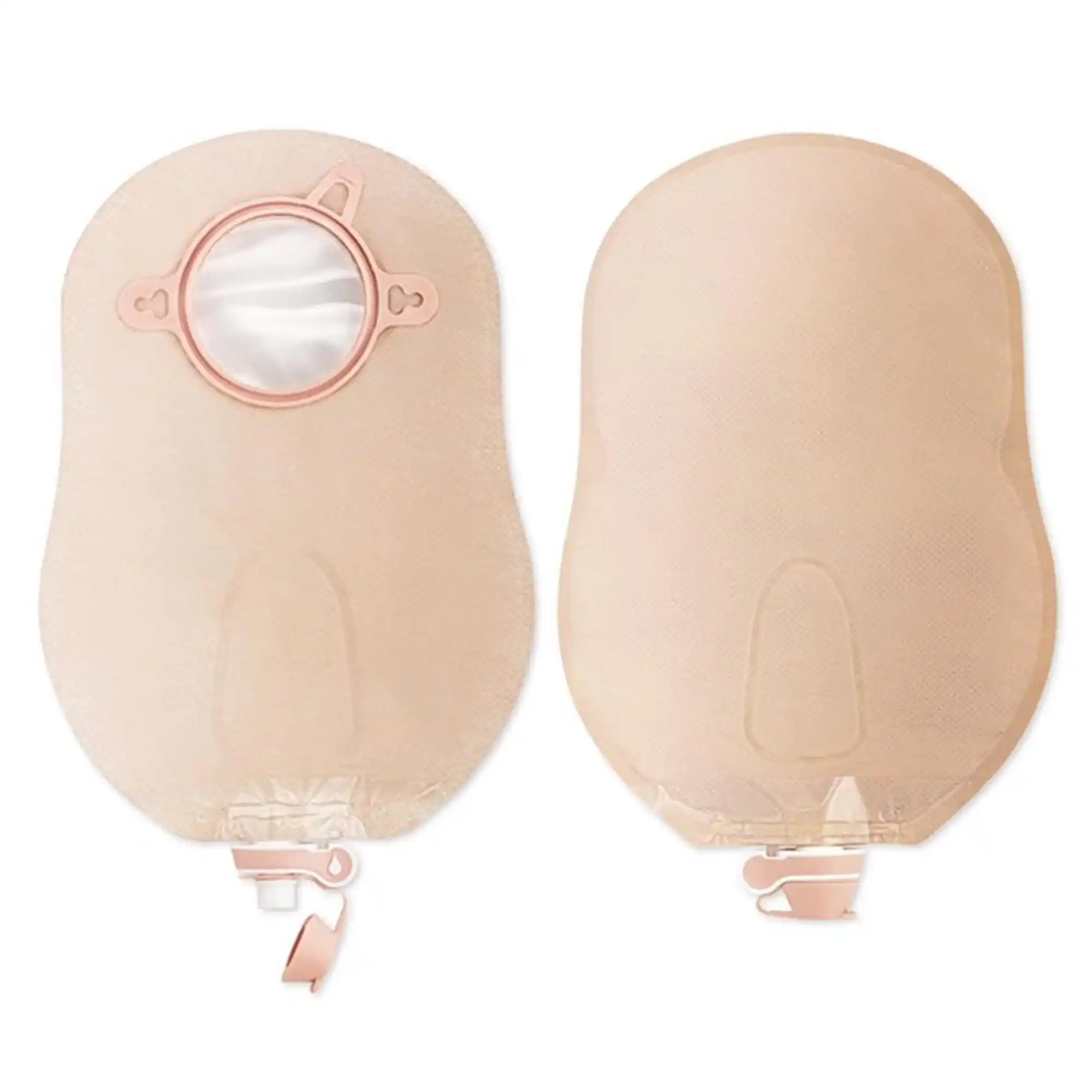 Urostomy Pouch New Image™ Two-Piece System 9 Inch Length Drainable - Brown