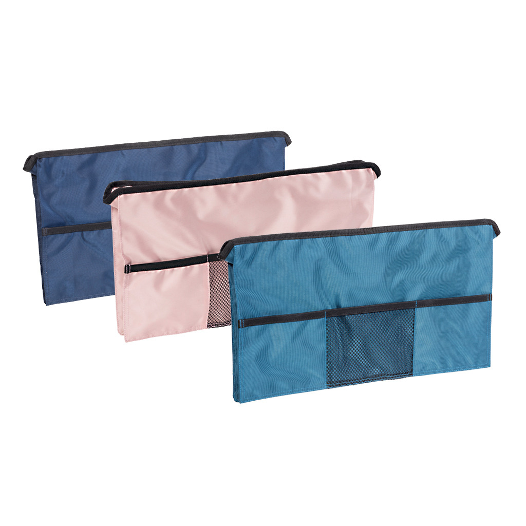 Walker Accessory Bag Two back pockets adjustable drive medical - Navy Blue