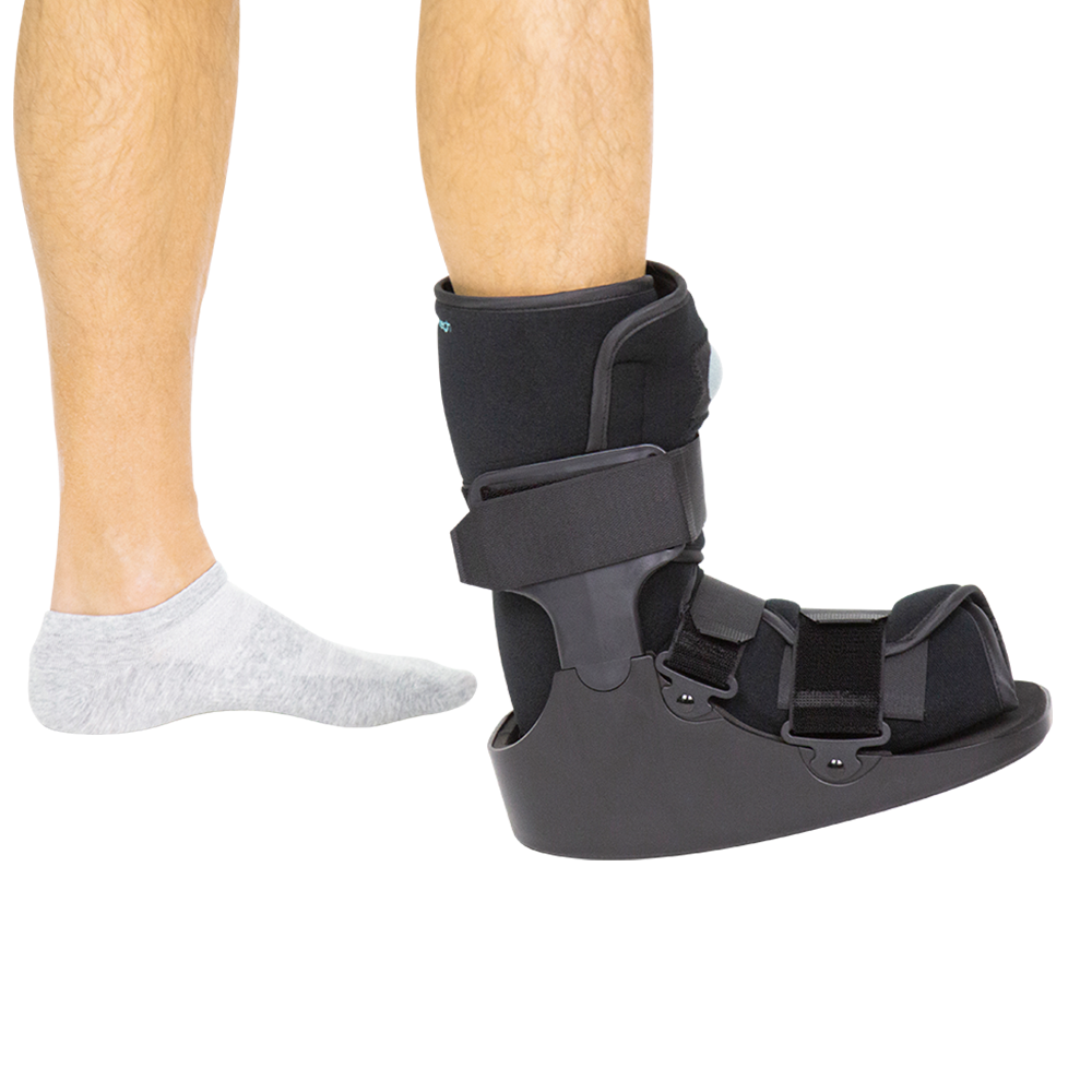Walker Boot Walker Brace Walking Boot Short Vive Health - Black, S, none, none