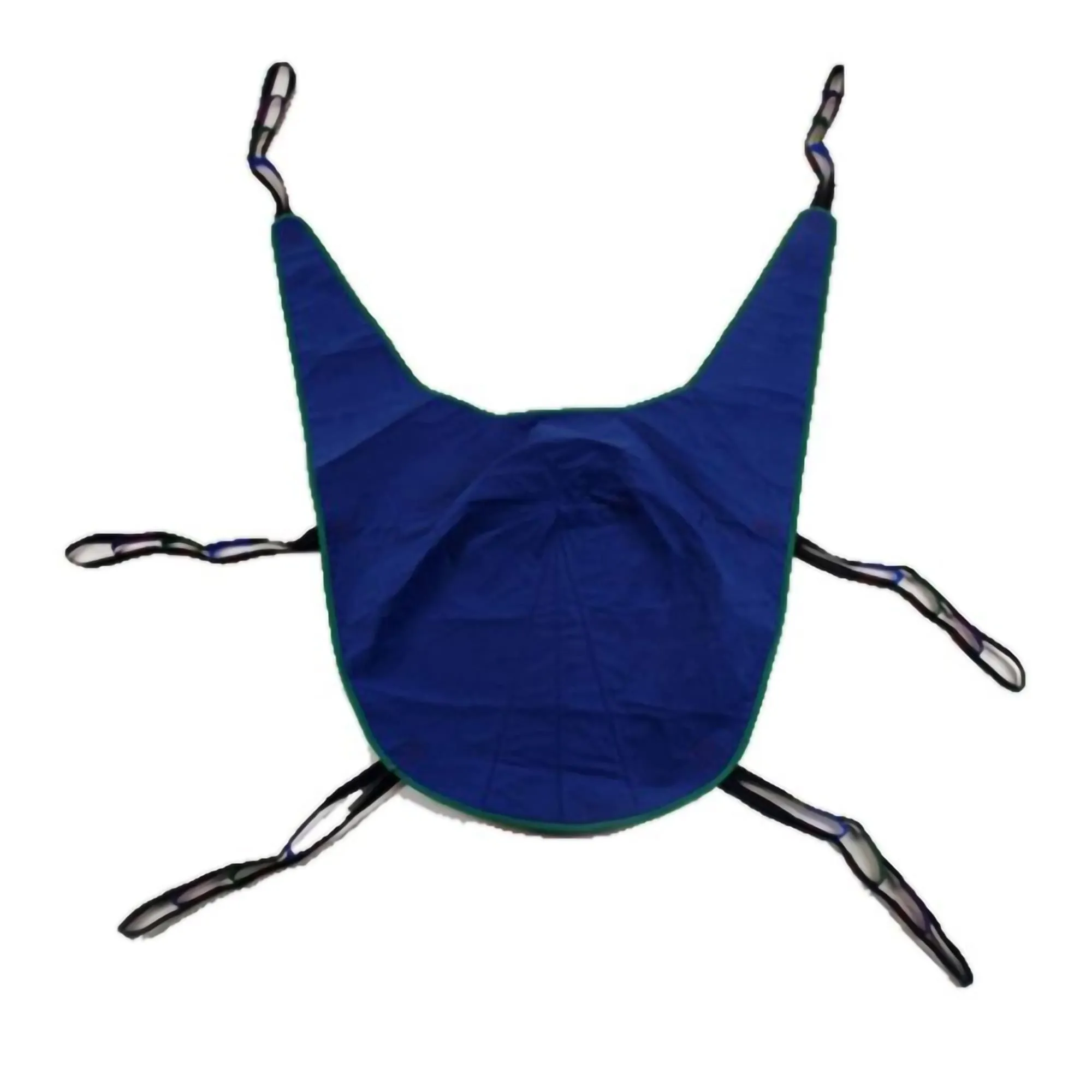 Divided Leg Sling 4 Point Cradle Without Head Support - Green, SM
