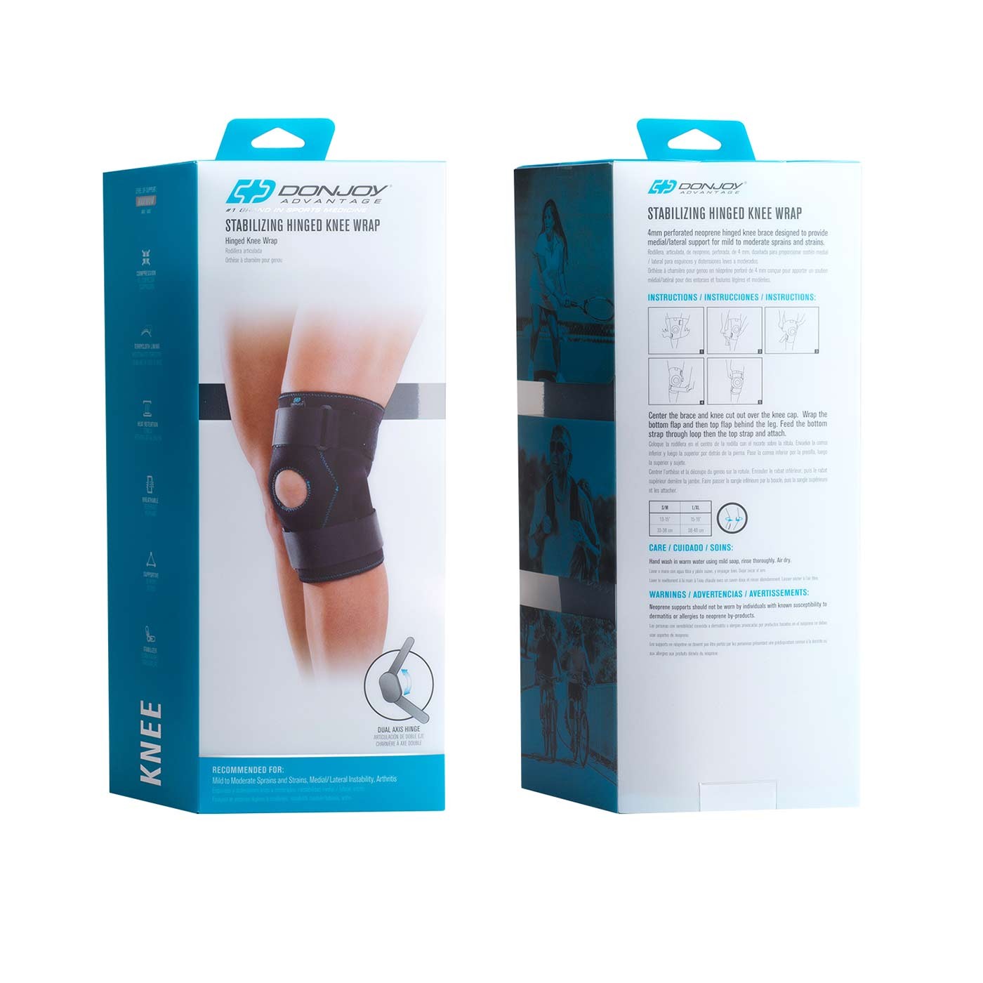 stabilizing knee brace designs are available that have the potential to improve patient outcomes 