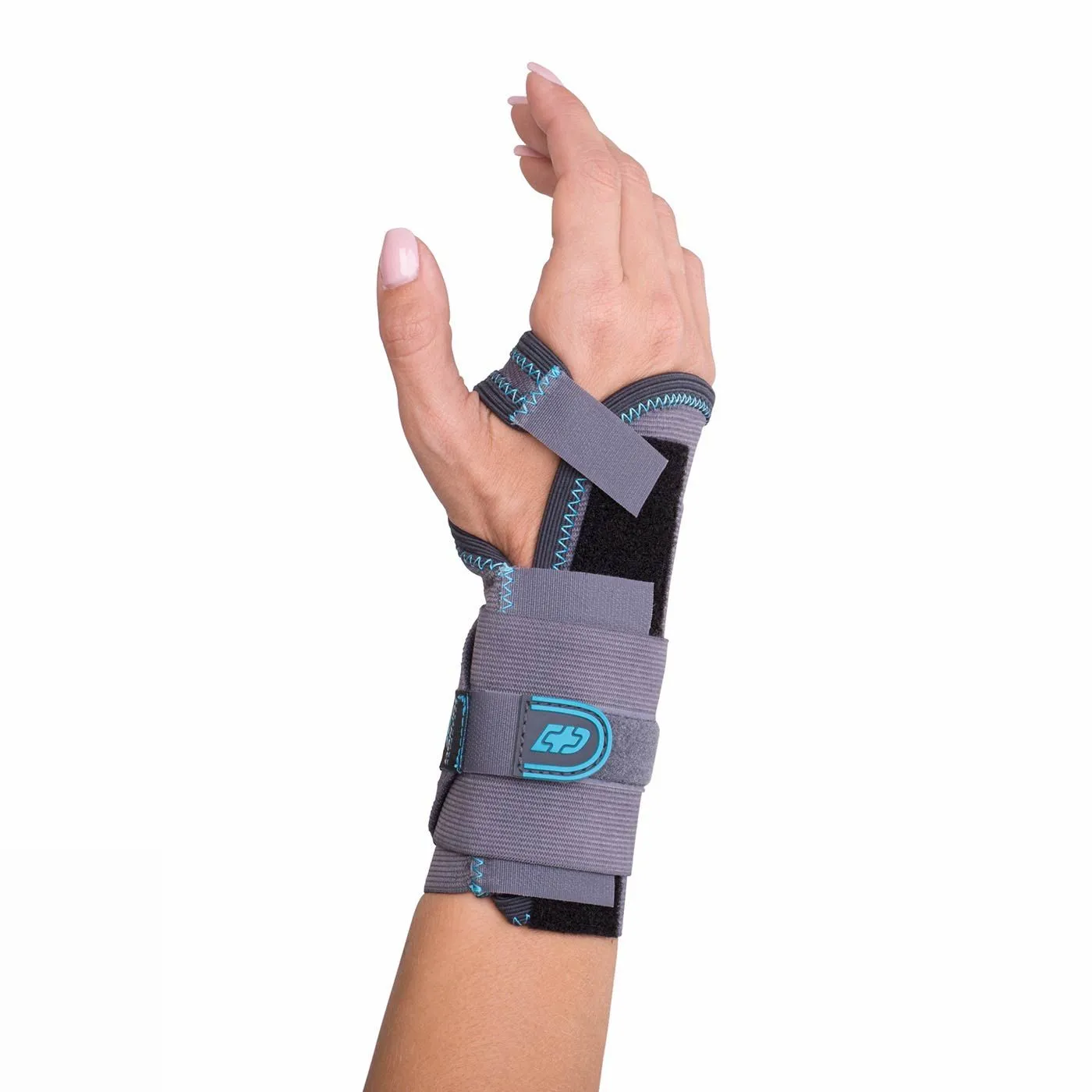Stabilizing Elastic Wrist - Right Hand - Gray, Small