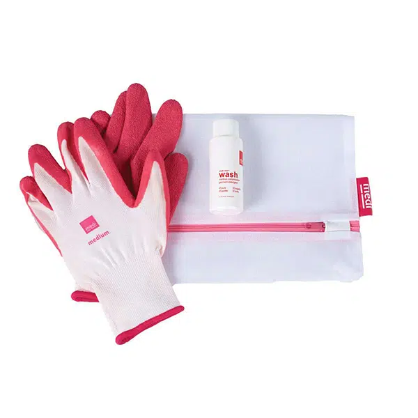 Medi Textile Gloves for Simplify The Donning of Compression Garments - White, S