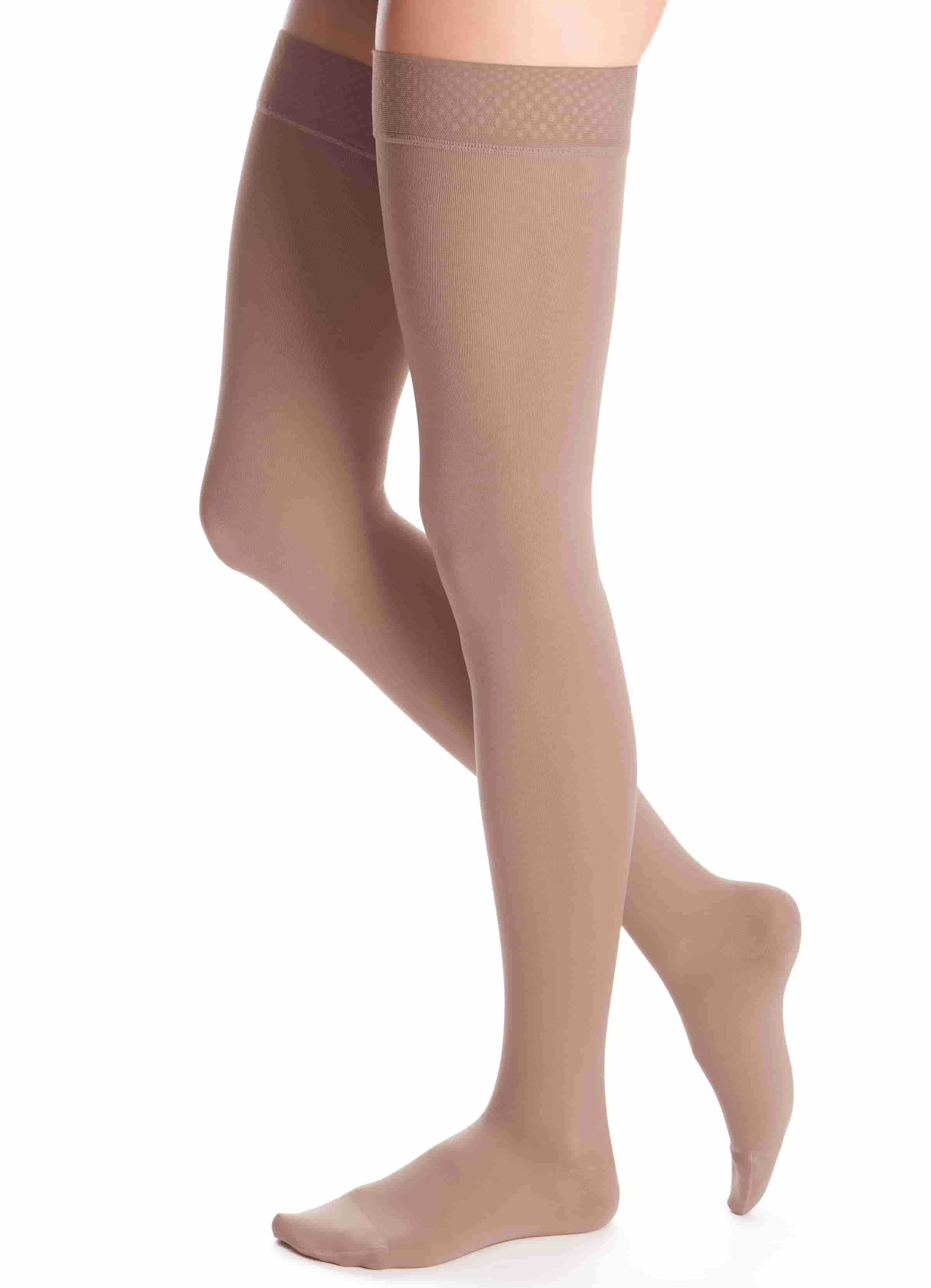 thigh high medi compression socks  are one of the fines compression sock to help with swelling