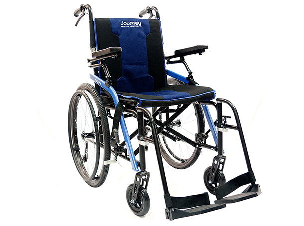 The So Lite Wheelchair easily folds to 33" x 28" making it perfect to store into the back seat or trunk of your car - wheelchair and scooter rental