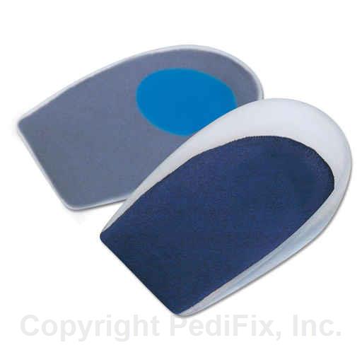  GelStep® Heel Cups with Soft Center Spot - White, S, none, none