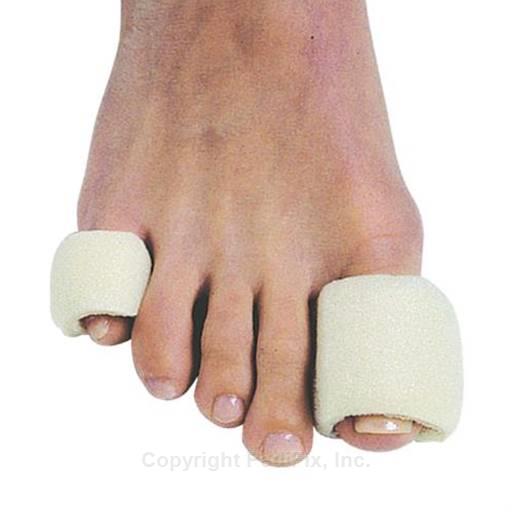 Tubular-Foam Toe Bandages™  cushion and separate toes  PediFix - White, S, none, none
