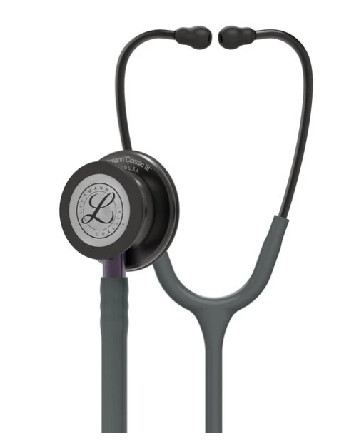 The Classic III stethoscope offers high acoustic sensitivity for exceptional performance, plus a versatile two-sided chestpiece with tunable diaphragms.