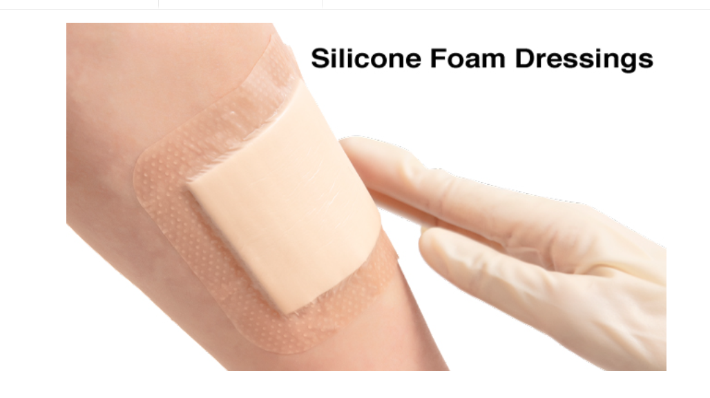 wound healing and care - silicone foam dressing