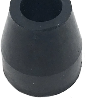 Replacement Quad Cane Tips,  Large Base Nova medical  - Gray