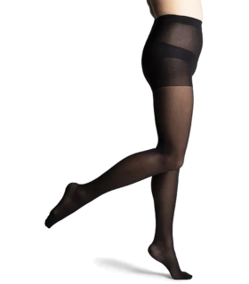 Sheer Pantyhose Women's Closed Toe   - Black, S, none, none