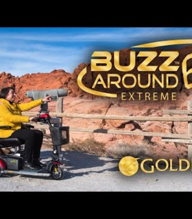 Mobility Scooter Buzzaround EX 3-Wheel Suspension  - Red