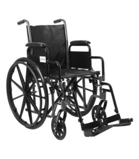Wheelchair Black Upholstery  - Black,  up to 350 lbs.