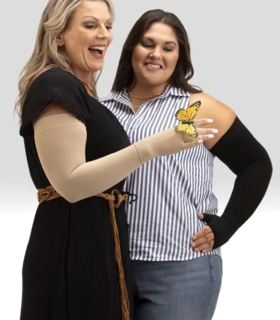 Soft Compression Arm Sleeves for Lymphedema
