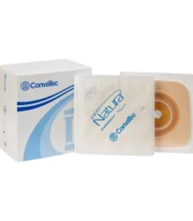 Ostomy Barrier Sur-Fit Natura® Trim to Fit, Standard Wear Stomahesive® Adhesive 38 mm