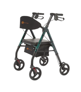 ROYAL DELUXE UNIVERSAL - ALUMINUM 4 WHEEL ROLLATOR WITH UNIVERSAL HEIGHT ADJUSTMENT - Other