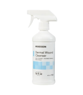 Wound Cleanser Pump Spray Bottle NonSterile  - White