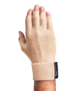  ARTHRITIS COMPRESSION GLOVES (PAIR) TAN COLOUR Donjoy - Gold, M, none, none