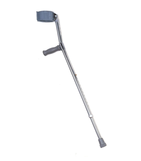 Forearm Crutch Adult adjustable height lightweight aluminum Nova - Gray