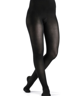 SIGVARIS Women’s Style Soft Opaque 840 Closed Toe Pantyhose 15-20mmHg - Black