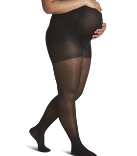 SIGVARIS Women's Sheer Fashion 120 Maternity Compression Pantyhose 15-20mmHg - Black