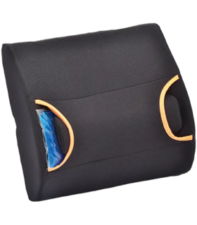  Back Cushion with Hot  or Cold Pack - Black, none, none, none
