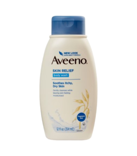 Body Wash Aveeno® Skin Relief Liquid 12 oz. Bottle Unscented -  Orange