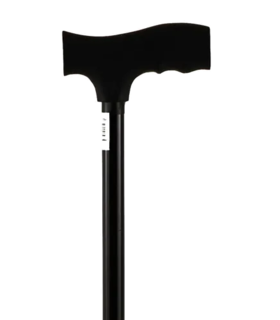 CANE T-GRIP BLACK Nova Medical - Black
