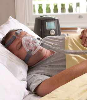 CPAP Mask Simplus™ Full Face Style RollFit™ Seal performance - Gray