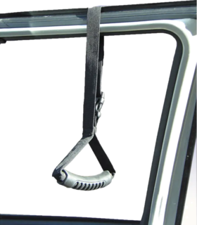 Car Caddie ERGONOMIC GRIP: The 5-inch  stander - Black