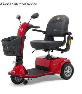 Companion 3-wheel Mid Size Scooter - Red,  up to 350 lbs.