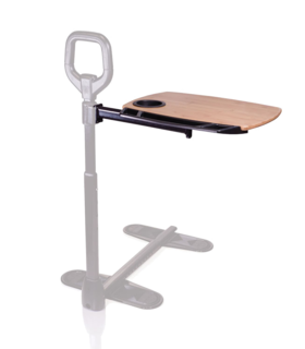 CouchCane Swivel Tray Accessory:  Includes built-in cup holder and utensil tray  Only - Brown