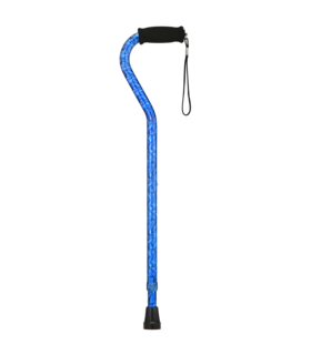 Designer Walking Cane - Blue
