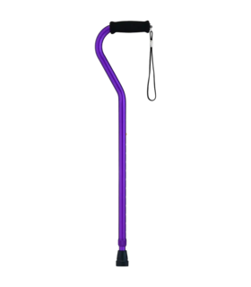  Designer Walking Cane nova medical HD OFFSET CANE PURPLE