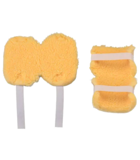  ELBOW PROTECTOR FLEECE pair easy attachable washable Nova - none, none, none