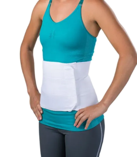  Unisex Abdominal Support - White, M, none, none