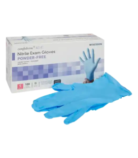 Exam Glove McKesson Confiderm® 4.5C Large NonSterile Nitrile Standard Cuff Length Per Box