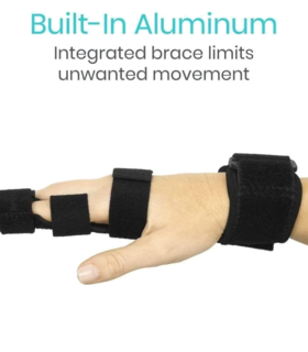 Extended Trigger Finger Splint  - Black