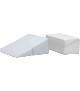 FOLDEDBED WEDGE REMOVABLE AND WASHABLE ZIPPER 10" Nova - White