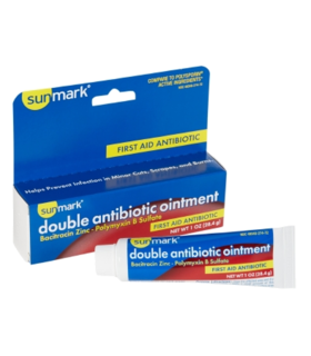 First Aid Antibiotic sunmark® Ointment 1 oz. Tube - Blue