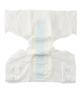 FitRight® 4XL Bariatric Cloth-Like Adult Incontinence Briefs – Hook & Loop Tabs, Overnight Absorbency - Bag of 32