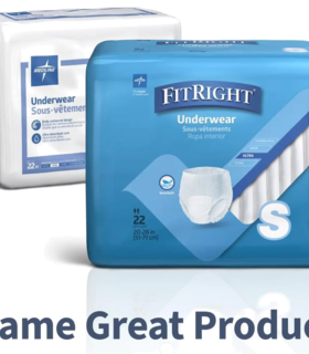 FitRight® Protection Plus Classic Protective Underwear – Small, 20–28" Waist, Moderate Absorbency